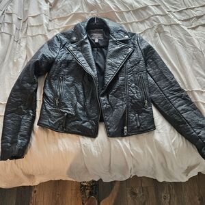 Victoria's Secret Black Leather Jacket